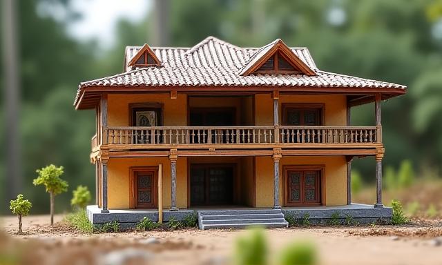 Bahay na Bato Miniature Model